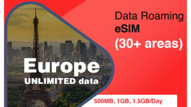 Europe data Travel eSIM