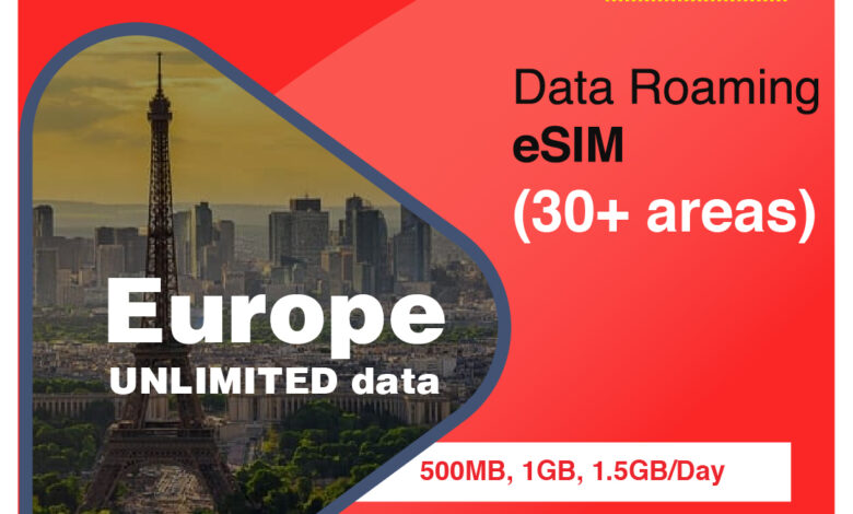 Europe data Travel eSIM